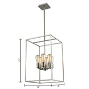 Elk Home Williamsport 6-Light Brushed Nickel Transitional Chandelier