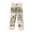 thumbnail image 4 of Kll Mens Pajama Pants For Men,Mens Lounge Pants,Funny Gifts For Men,Men'S Pajama Bottoms-Cows On The Farm, 4 of 9