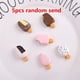 thumbnail image 1 of Tazas de helado, cucharas, lindas mini casas de muñecas, juguetes en miniatura, barra, bricolaje, paletas de helado, simulación de comida para muñecas, accesorios, 1 of 5
