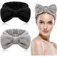 thumbnail image 1 of 3 piezas de bandas para el cabello con nudo, diademas de maquillaje, diademas de Spa con nudo, diademas de lana Coral, diademas elásticas para ducha de baño para mujer Shuxiu Wang 9024715008039, 1 of 5