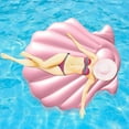 thumbnail image 5 of Summer Shell-Shaped Inflatable Swimming Pool Floating Raft PVC Water Bed_Perfect Gift, 5 of 5