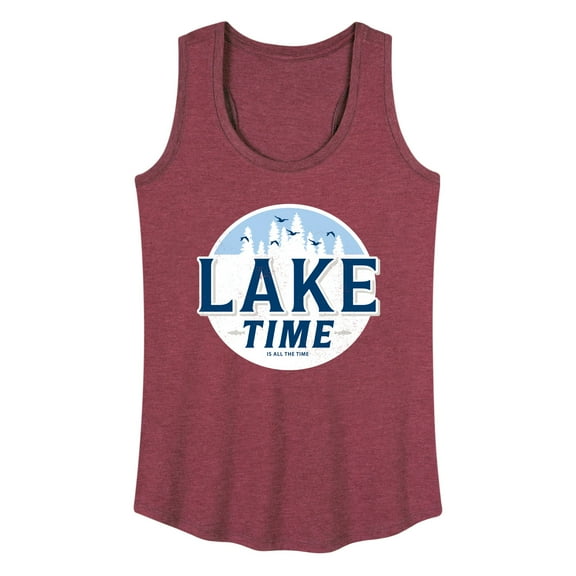 Instant Message - Lake Time - Women's Racerback Tank Top