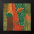 thumbnail image 2 of Charron, Veronique 12x12 Black Modern Framed Museum Art Print Titled - Bohemian Leaves II, 2 of 5
