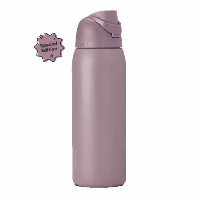 Termo Owala FreeSip de 40oz (1.18L) de acero inoxidable térmico, Color Spring Revival