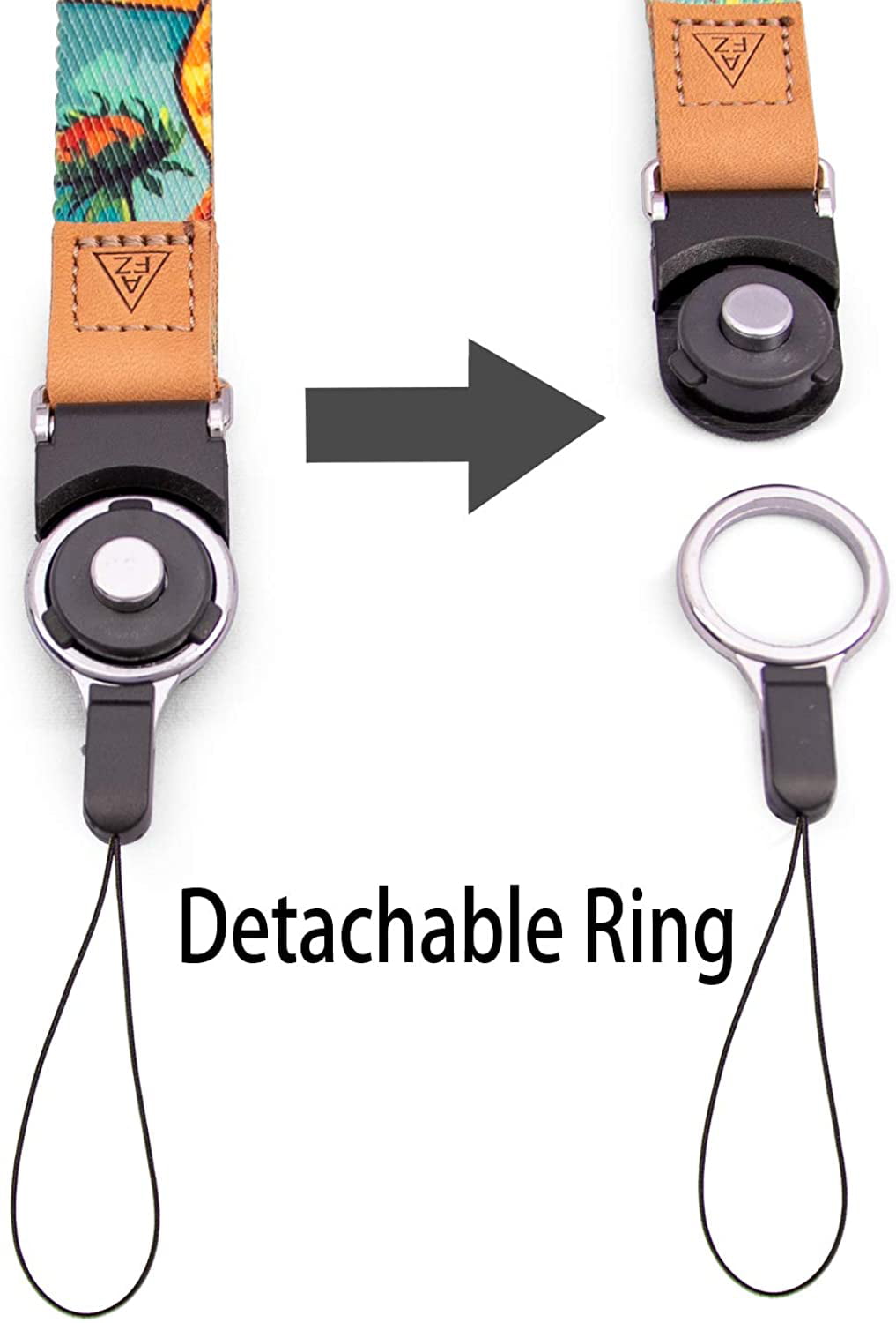 Phone Neck Strap Lanyard Detachable Ring Universal Soft Phone Lanyard Neck Strap Case Holder smartphone Strap 