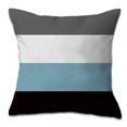 thumbnail image 3 of Juego de 4 fundas de cojín decorativas para sofá, dormitorio, sofá, silla, coche, cama y jardín, 45 x 45 cm (geometría azul), 3 of 5