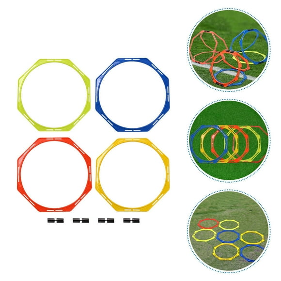 QUMIIRITY 4Ud De Entrenamiento Para Fútbol Con Colores Llamativos Y Superficie Lisa Segura