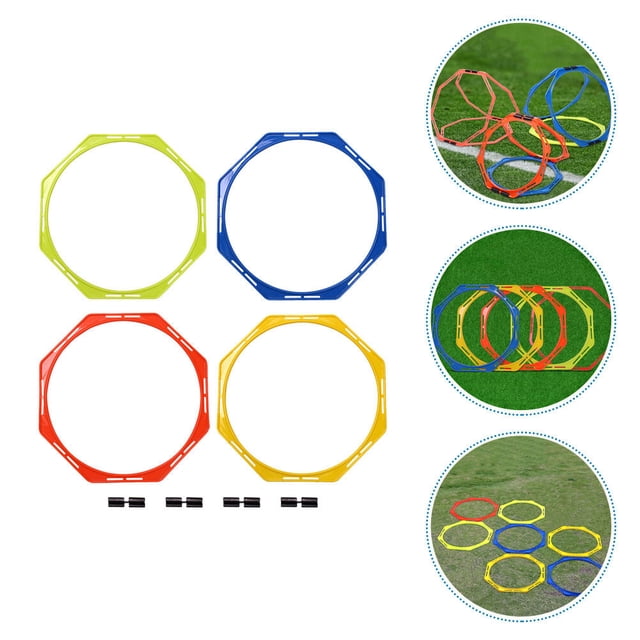 QUMIIRITY 4Ud De Entrenamiento Para Fútbol Con Colores Llamativos Y Superficie Lisa Segura