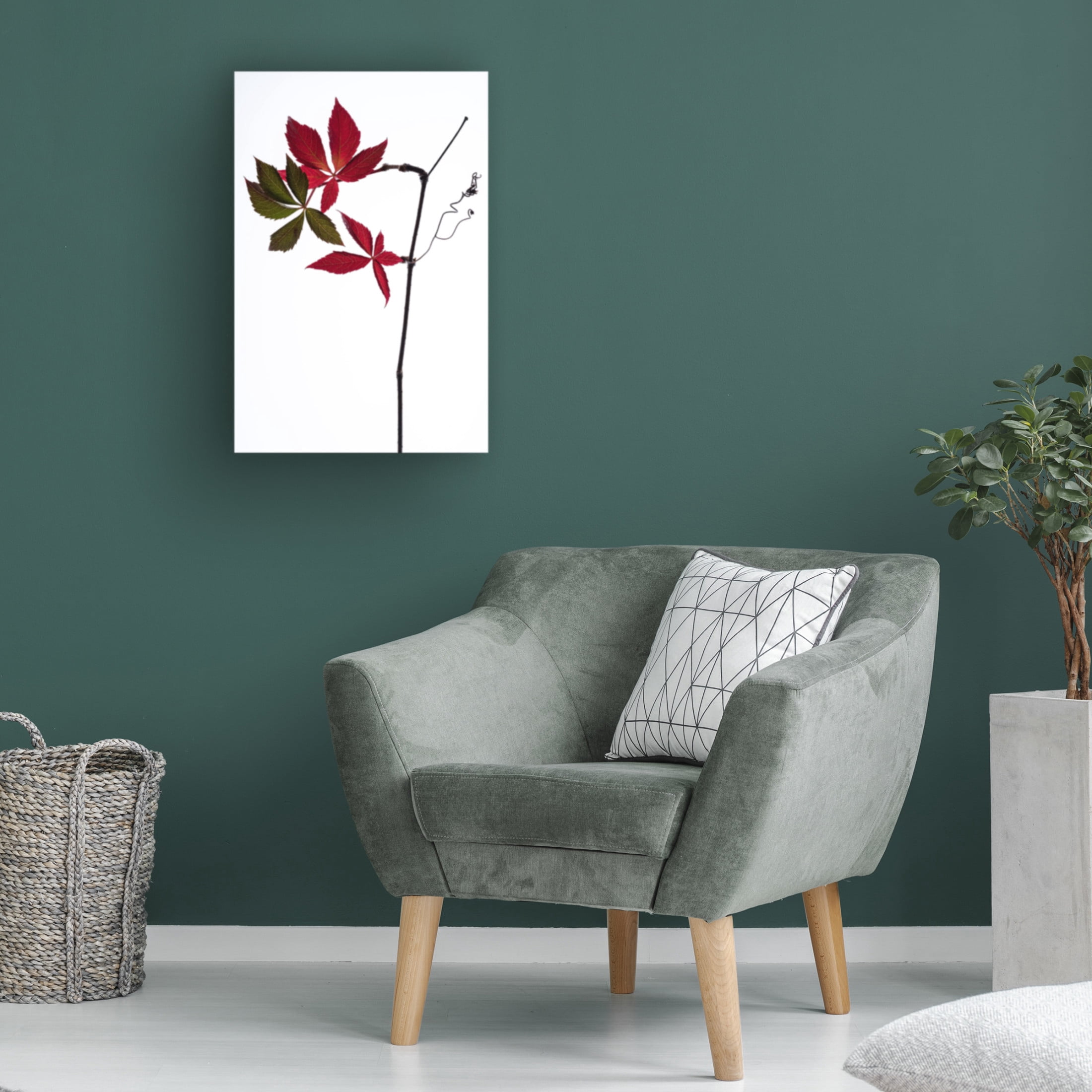 Canvas Wall Art - Thierry Lagandre Transgressed 'Simple' Wall Art for Living Room, Bedroom, or Office D?cor by Trademark Fine Art - 16 x 24 Inches