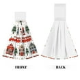 thumbnail image 2 of Wukai Christmas Houses Print Kitchen Towels Quick Dry Washcloths, Coral Velvet Dishtowels Multipurpose Reusable Cloths, Soft Tea Absorbent Cleaning Cloths, 2 of 7