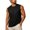 A344-Black, variant on Men's Sleeveless Tank Tops Horizontal Striped Round Neck Blouse Soft Breathable Color Block Summer Gym Muscle Tops
