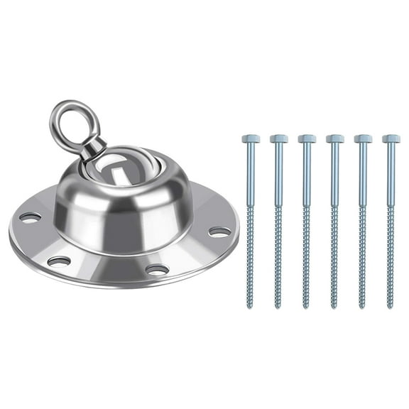 Toyvian 1Set Stable Metal Dog Ground Stake for Outdoor Use with Anti Entanglement Feature