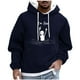 thumbnail image 2 of Sudadera con capucha para hombre, informal, a la moda, con estampado, con cordón, de manga larga, de poliéster, 2 of 5