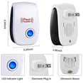 thumbnail image 5 of Ultrasonic Pest Repeller 6 Packs,2020 Newest Pest Repellent Electronic Indoor Plug in for Insects, Mosquitoes, Mice, Ants, Roaches, Spiders, Bugs, Flies, Cockroach, pest control, Non-Toxic, 5 of 7