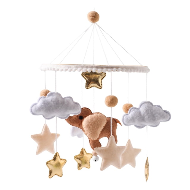 Cuna móvil de techo, juguete móvil para guardería, juguete móvil hecho a mano para mayores de 0 meses, regalo para recién nacidos, juguete sensorial,