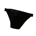 thumbnail image 2 of YWDJ Cotton Breathable Lightweight No Show Fashion Comfortable Sexy Put Together Motion Low Waisted Ventilate Solid Color Briefs Black L, 2 of 3