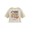 thumbnail image 5 of No Boundaries Boxy Cropped Washed Graphic Tee, Women's and Women's Plus, 5 of 5