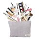 thumbnail image 4 of Bolsas de maquillaje de color sólido Bolsa organizadora de artículos de tocador de pana suave para suministros de viaje, 4 of 9