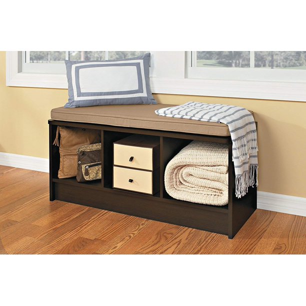 ClosetMaid® 3Cube Entryway Storage Bench, Espresso