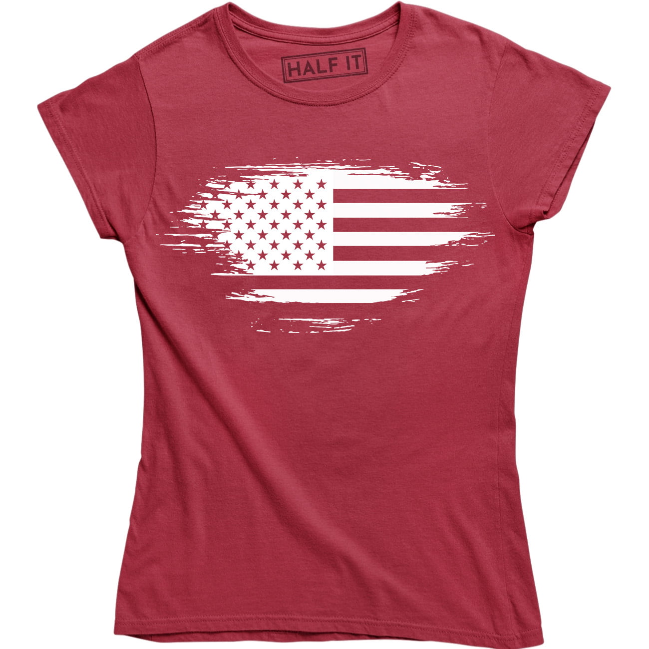 Patriotic Athletic Fit Distressed Grunge USA US Flag Mens T-Shirt ...