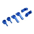 thumbnail image 1 of RC Car Front Steering Blocks Caster Blocks Rear Stub Axle Carriers Kit 2PCs Front Steering 2PCs Rear Stub Axle Aluminum Alloy Replacement for Slash 2WD, 1 of 7