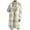 Beige, variant on 2024 Autumn and Winter Fashion Plaid Jackets for Womens Plus Size Straight Cardigan Button Pocket Coat