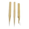 thumbnail image 2 of Juego de 3 pinzas Nikou para manicura de Acero inoxidable, 2 of 15