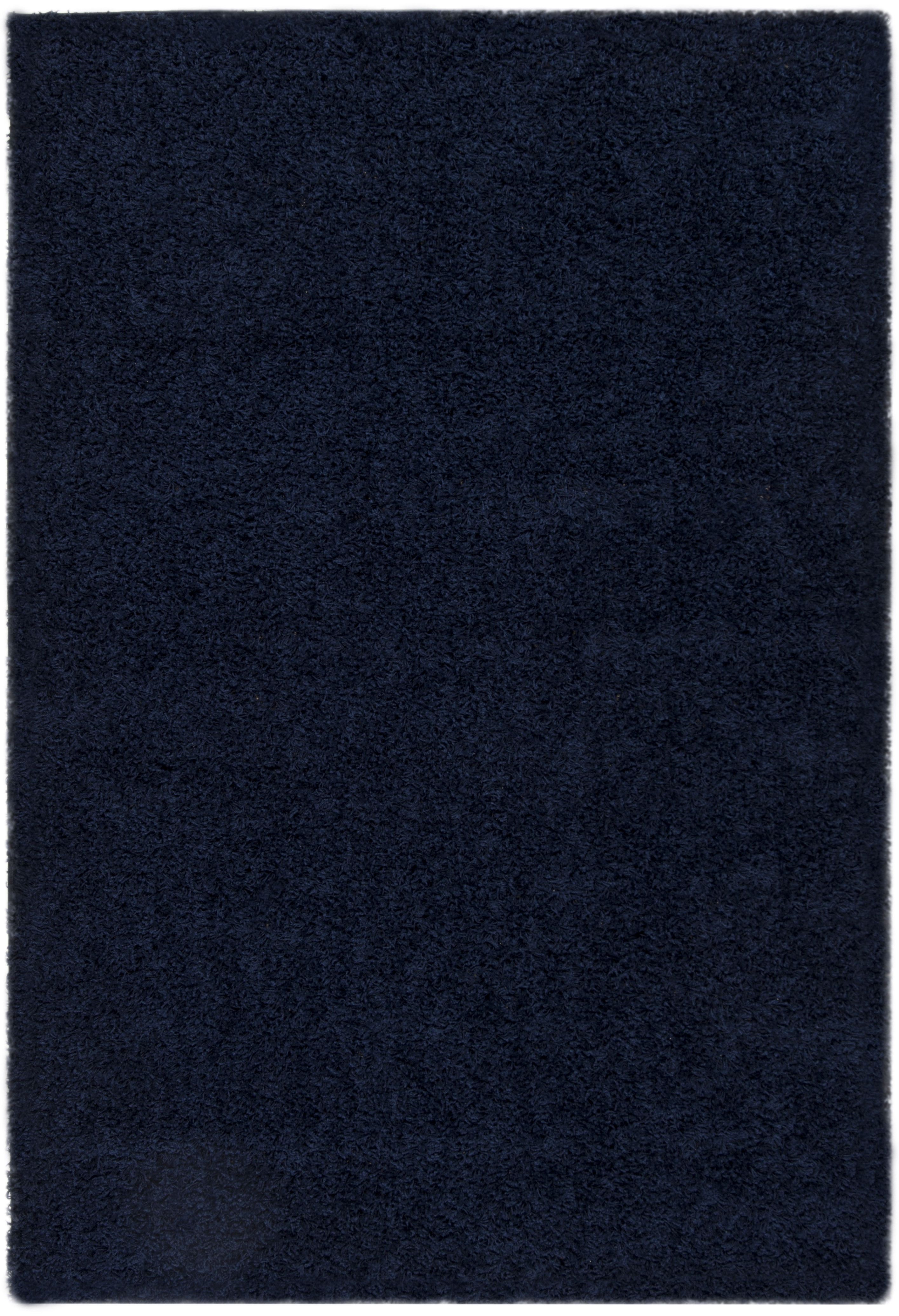 SAFAVIEH Lavena Solid Plush Shag Area Rug, Navy, 10' x 14'
