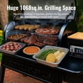 thumbnail image 5 of Z GRILLS 11002B 1068 sq. in cooking area, WIFI Wood Pellet Grill & Smoker, Electric BBQ Grill with WiFi & App Connectivity, Smart Home Technology, PID Controller, 5 of 15