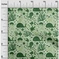 thumbnail image 2 of oneOone Silk Tabby Light Green Fabric Ocean Underwater Life Quilting Supplies Print Sewing Fabric By The Yard 42 Inch Wide, 2 of 4