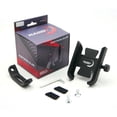 thumbnail image 1 of Soporte Para Moto Rasen Para Celular Universal Metalico Para Espejo Sin Cargador          negro, 1 of 8