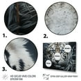 thumbnail image 3 of Designart "Mysterious Cat s Gaze II" Animals Floater Framed Canvas Art Print, 3 of 7