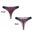 thumbnail image 3 of Balery Fireworks3 Tangas de Algodón para Mujer con Estampado – Ropa Interior Sexy, Transpirable, G-string-4X-Large, 3 of 6