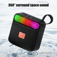 thumbnail image 4 of LACKUST RGB Bluetooth Speaker 5.3, Low Latency Wireless Desktop Speaker with LED Lights, Room-Filling Sound, Compact Black Gaming Movie Speaker, 4 of 6