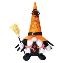 Halloween Decoration Gnome Dolls Spider Bat Hat Zombie Teeth Faceless Vampire Ornament for Halloween Party Home Tabletop Window Decor Day of The Dead Plush Toy Boy Girl Dwarf Dolls