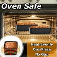 thumbnail image 3 of 3 Pack Nonstick Loaf Bread Pan, 9x5 Inch Baking loaf Tin, Stainless Steel Meatloaf Pan Tin for Baking Banana Sandwich Bread, Dishwasher Safe, 3 of 7