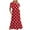 Red, variant on Sakmal Flowy Womens Summer Dresses Maxi Red Shift Ruffle Dress Long Sleeve Polka Dot Dresses for Women
