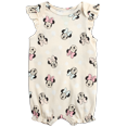 thumbnail image 5 of Disney Baby Girls Romper - 2 Pack Minnie Mouse Pooh Little Mermaid Short Sleeve Bodysuit (Newborn/Infant), 5 of 7