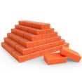 thumbnail image 1 of Moray Mini bloques pulidores de uñas – Grano 180/240, pulidores profesionales de salón naranja – Pule las uñas antes de la aplicación del esmalte de gel, 50 unidades, 1 of 5