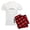 With Red Plaid Pant, variant on CafePress - Admin Rights Pajamas - Men's Light Loose Fit Cotton Pajama Set