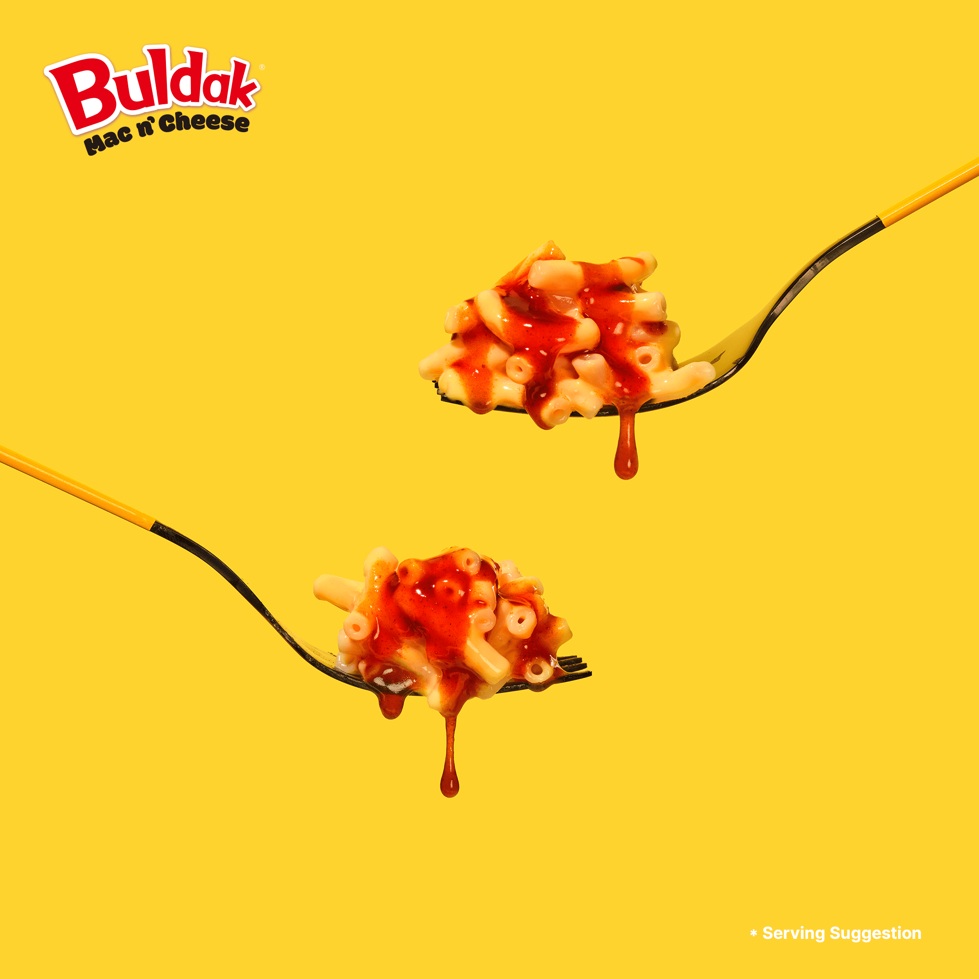 Buldak Mac & Cheese Sweet Corn Flavor Box with Spicy Sauce
