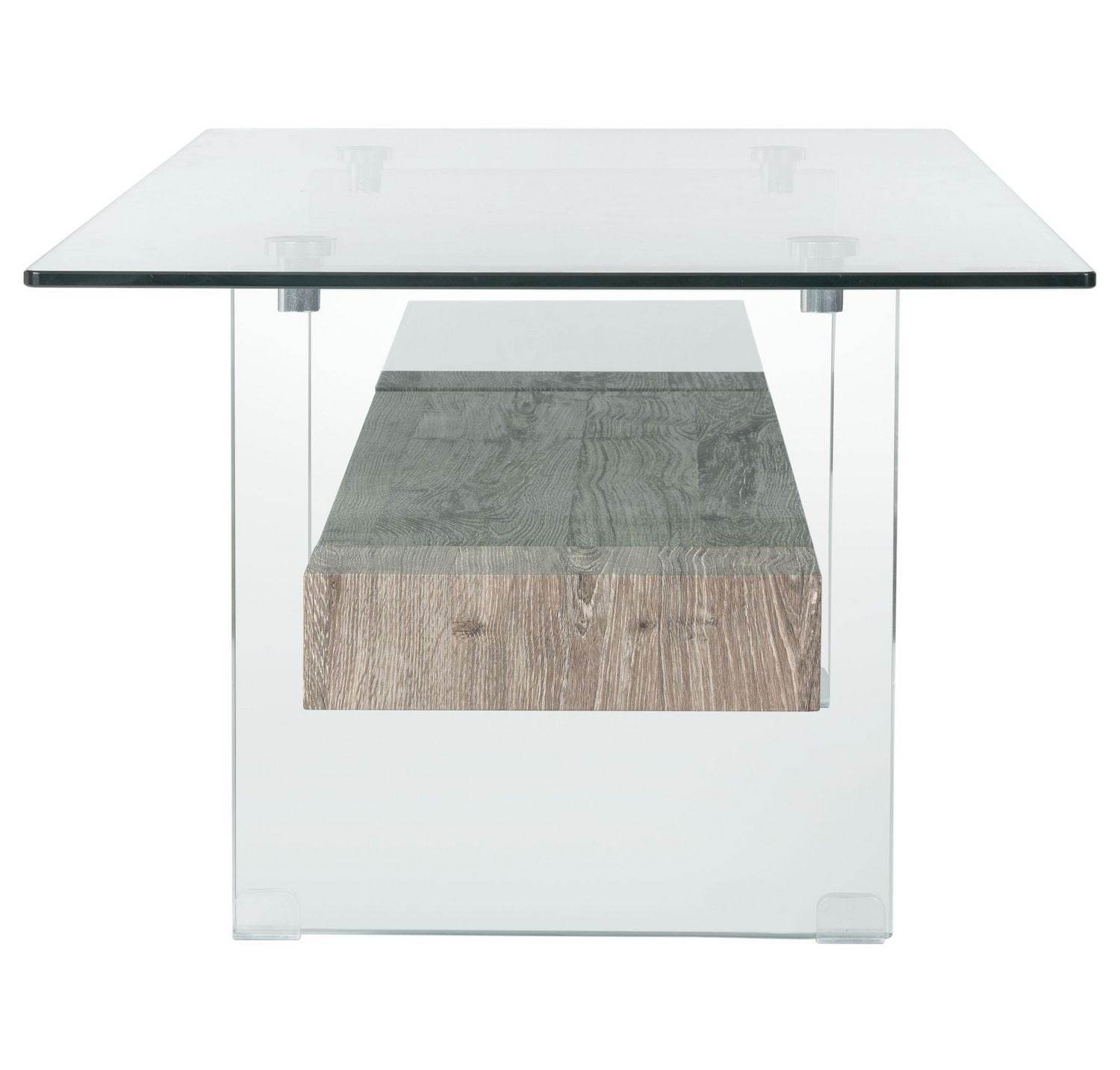 Safavieh Kayley Retro 2 Tier Glass Coffee Table