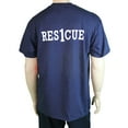 thumbnail image 2 of FDNY Short Sleeve with Rescue Print on back T-Shirt Navy Xl, 2 of 2