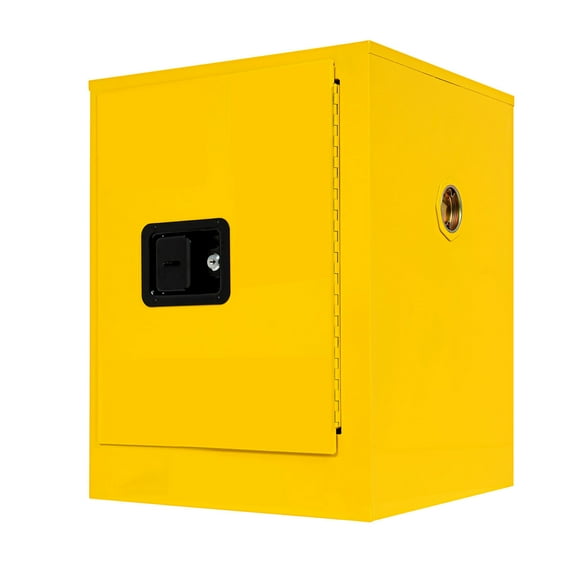 Safety Cabinet with 3-Point Linkage Door Lock for Commercial & Industrial Environments and for Home Use to Store Alcohol, Glue, and Other Flammable Liquids and Chemicals