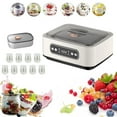 thumbnail image 1 of LPSSTORE 1.6L Large Capacity Probiotic Yogurt Maker Adjustable Constant Temperature Yogurt Maker Versatile Health Yogurt Maker (with 9 Glass), 1 of 8