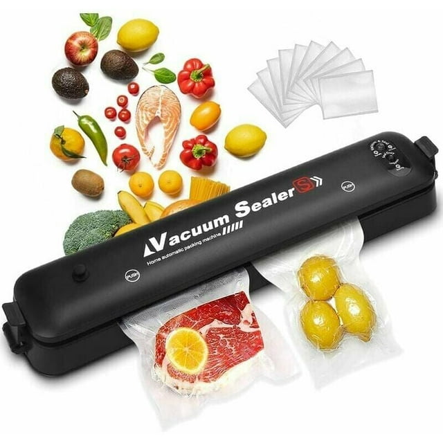 Dual Modes Vacuum Sealer Machine, Energy Saving And Low Consumption Vacuum Sealer Ensures Airtight Seal In Various Fresh Containers, One-Touch Operation Simplifies The Process Of