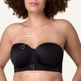 thumbnail image 4 of Sostén sin tirantes Playtex 4801 para mujer con tirantes convertibles, 4 of 7