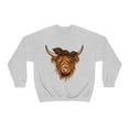thumbnail image 2 of Highland Cow Hoodie, Cow Farm Sweatshirt , Farm Sweater, Animal Lover Sweatshirt, Leopard Boho Cow, Trendy, Unisex sweatshirt, 2 of 9