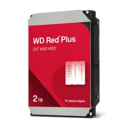 Western Digital 2TB WD Red Plus NAS SATA HDD, 3.5" Internal Hard Drive HDD, 5400 RPM, 64MB Cache, CMR - WD20EFPX
