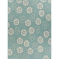 thumbnail image 1 of homeroots home decor 396113 5’ x 7’ Teal Sand Dollars Indoor Outdoor Area Rug, 1 of 1